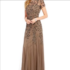 Beautiful floor-length gown by Adrianna Papell.